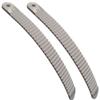 UP100 One Pair White Snowboard Binding Parts Ankle/Toe Ladder Straps for Ratchet Buckle Snowboard Boots (Length 215mm with Hole) view 1