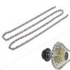 Alomejor Chain High Strength F90 8 9 Speed Chargeable Chain for 21 24 27 Speed Road Mountain (27 Speed) view 3