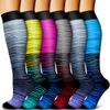 6 Pack Copper Compression Socks for Women and Men Circulation-Best Support for Medical,Running,Nursing,Athletic view 1