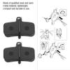 Alomejor Resin and Semi-Metal Bike Brake Pads, 4 Pairs with Spring Clips, compatible with SAINT M810, M820, ZEE M640 view 4