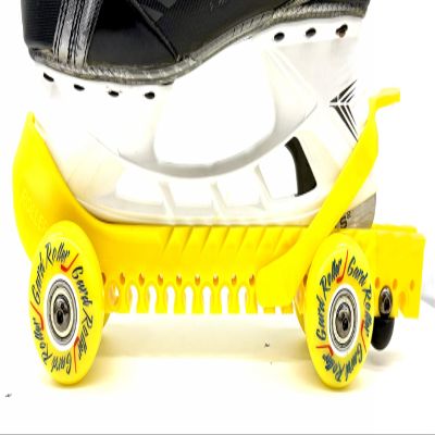 RollerGard Hockey Ice Skate Guards, One Size Fits Most, Neon Yellow