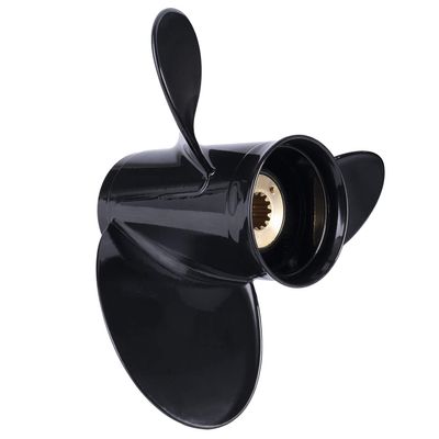 YOUNG MARINE OEM Grade Aluminum Outboard Propeller for MERCURY Engines 30/35/40/45/50/55/60/70HP, Reference No:48-73132A45 (13 Spline Tooth) (D:11 1/4" P:10")