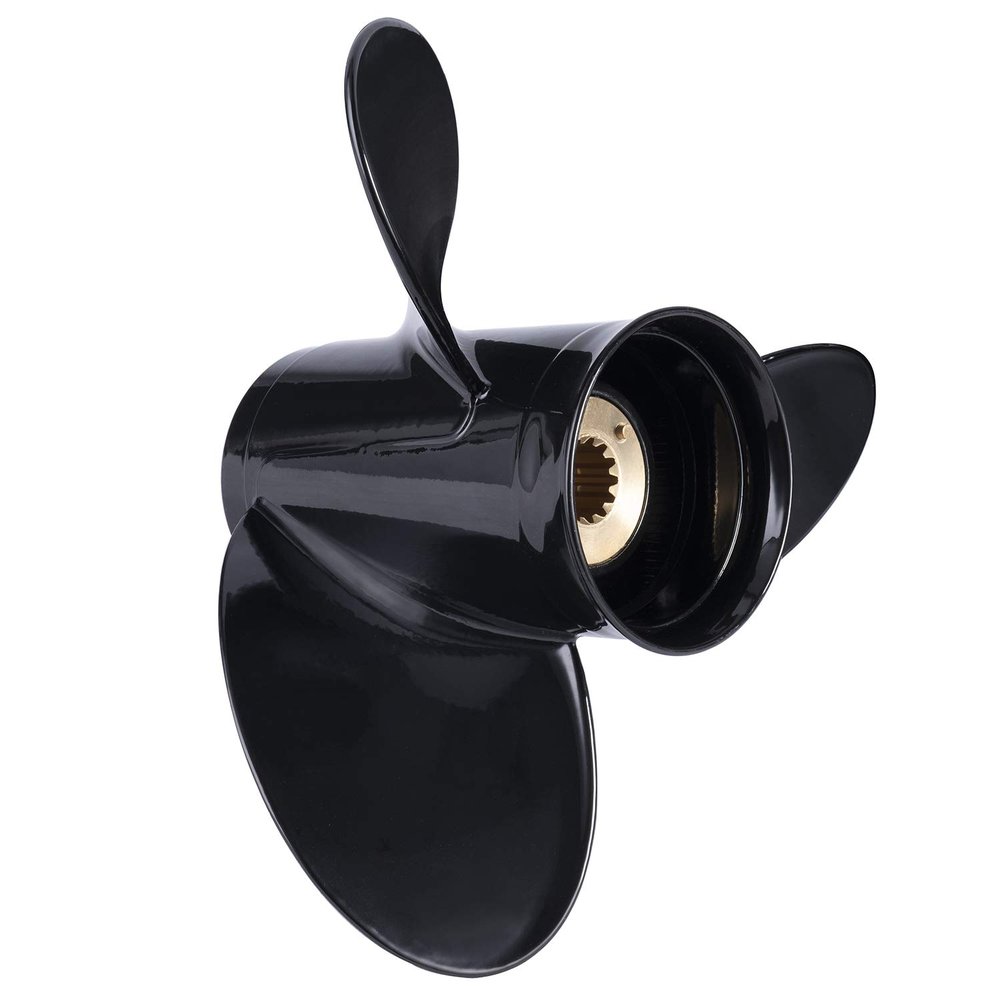 YOUNG MARINE OEM Grade Aluminum Outboard Propeller for MERCURY Engines 30/35/40/45/50/55/60/70HP, Reference No:48-73132A45 (13 Spline Tooth) (D:11 1/4" P:10")