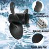 YOUNG MARINE OEM Grade Aluminum Outboard Propeller for MERCURY Engines 30/35/40/45/50/55/60/70HP, Reference No:48-73132A45 (13 Spline Tooth) (D:11 1/4" P:10") view 4