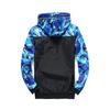 Muzboo Men's Hooded Windbreaker Lightweight Windproof Quick-Drying Zipper Camouflage Windbreaker view 2