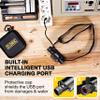 SLONIK Rechargeable Headlamp for Adults - 1000 Lumens Super Bright 60 ft Beam LED Flashlight - Lightweight, Heavy-Duty, IPX4 Waterproof Hard Hat Light - Camping Gear, Running Headlight, Black view 4