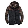 Muzboo Men's Hooded Windbreaker Lightweight Windproof Quick-Drying Zipper Camouflage Windbreaker view 1