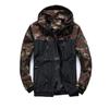 Muzboo Men's Hooded Windbreaker Lightweight Windproof Quick-Drying Zipper Camouflage Windbreaker view 3