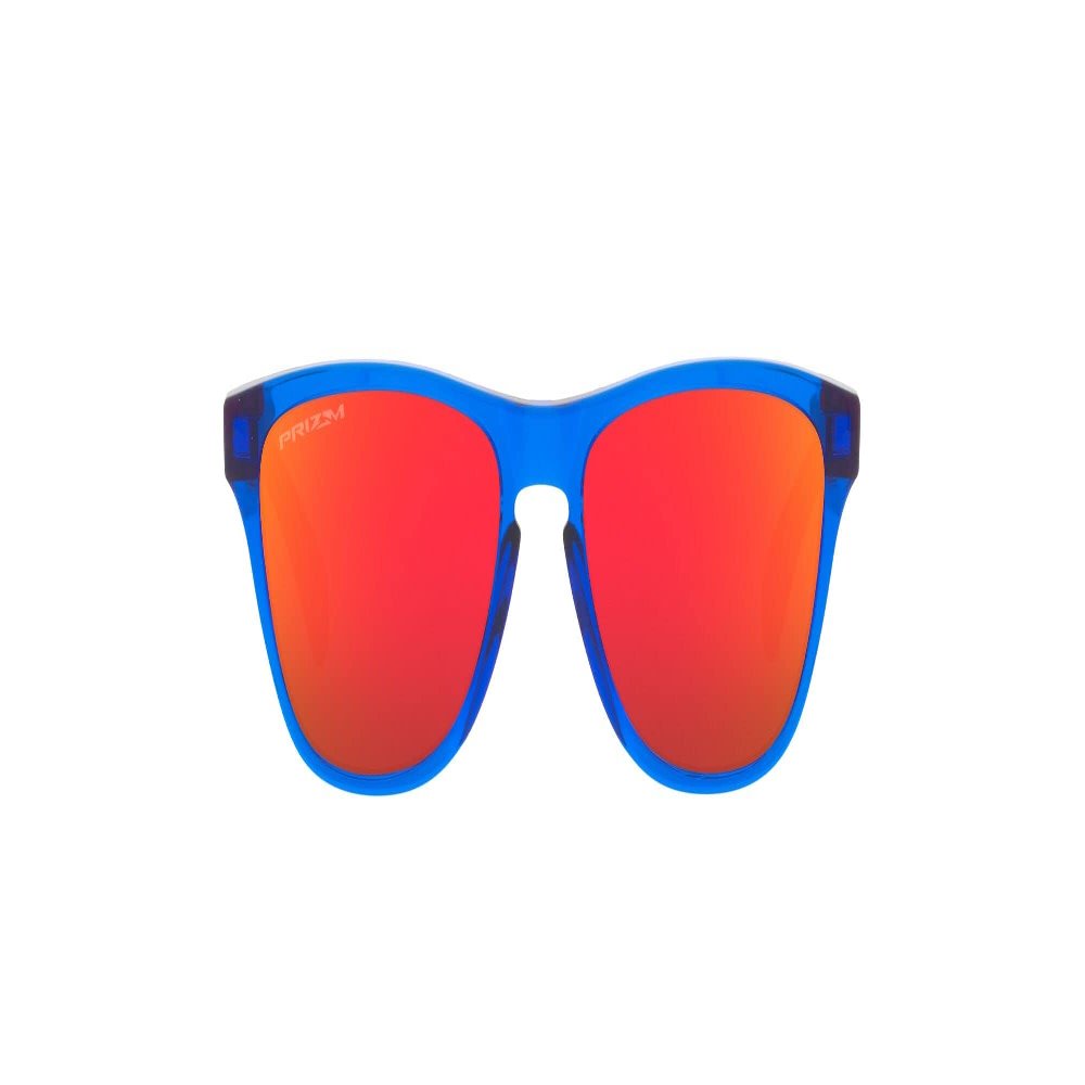 Oakley Unisex Kids Oj9009 Frogskins Xxs Sunglasses, Crystal Blue/Prizm Ruby, 48 Mm US