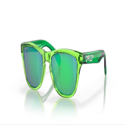 Oakley Youth Unisex Kids OJ9009 Frogskins XXS Square Sunglasses, Acid Green/Prizm Jade, 48 mm