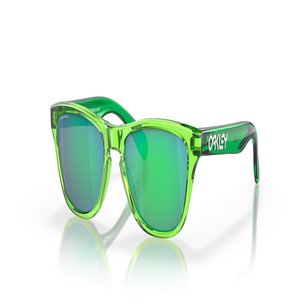 Oakley Youth Unisex Kids OJ9009 Frogskins XXS Square Sunglasses, Acid Green/Prizm Jade, 48 mm