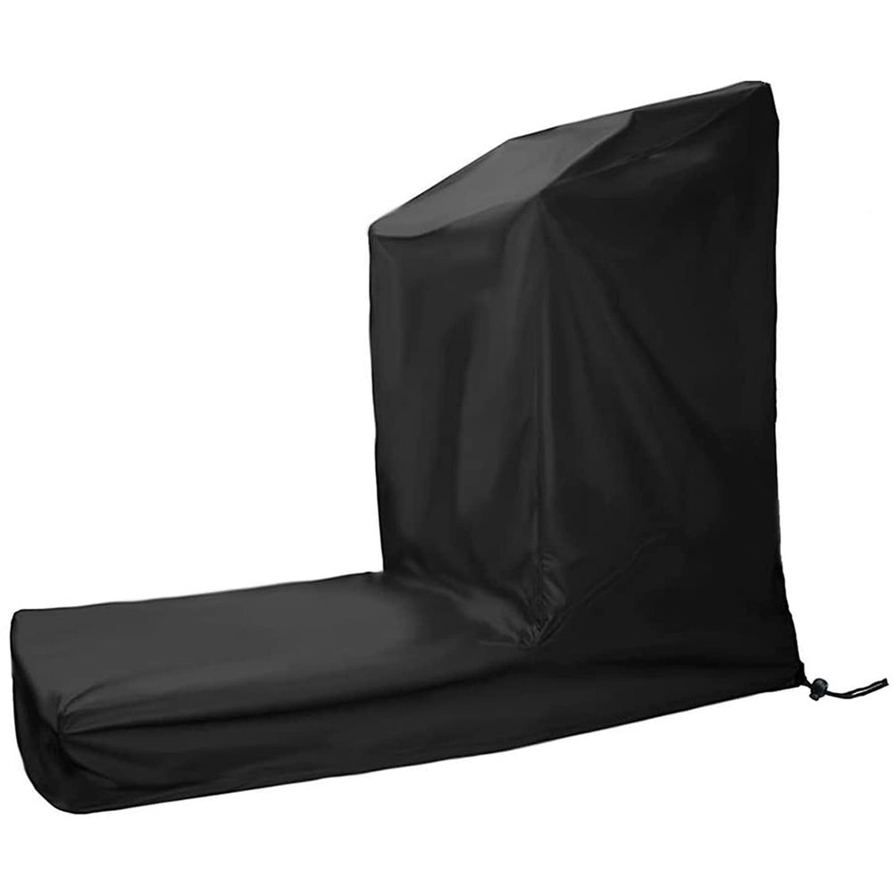 Treadmill Cover for Non-Folding Home Running Machines with Zipper & Drawstring, Black (65x30x55 inch)