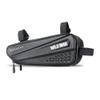 WILD MAN 1.2L Rainproof Hard Shell Bike Saddle Bag for Bicycle Triangle Frame Under Seat for Road Mountain Cycling (Black,ES4) view 1