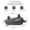 WILD MAN 1.2L Rainproof Hard Shell Bike Saddle Bag for Bicycle Triangle Frame Under Seat for Road Mountain Cycling (Black,ES4) view 3