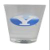 Sunkiss Unlimited Color Changing! NCAA ThermoC Logo Pint Glass (BYU Cougars) view 1