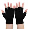 10AGIRL Halloween Skeleton Gloves Warm Fingerless Christmas Costume Cosplay Accessories Glow in the Dark Knit Gloves Unisex view 3