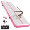 AKSPORT Air Mat Tumble Track 10ft 13ft 16ft 20ft Gymnastics Tumbling Mat Inflatable Tumble Track with Electric Air Pump for Home Use/Tumble/Gym/Training/Cheerleading (Pink, 10x3.28x0.66ft) view 1