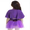 YEAHDOR Little Girls' Circus Show Costume Fancy Dress One Piece Dance Leotard Performance Uniform Halloween Outfit Purple Skirted Leotard with Cape 4 view 3
