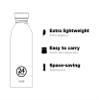 24Bottles Urban Bottle  Stainless Steel Water Bottle 1 Litre, 500 ml, 250 ml  Water Bottle for Gym and Sport, 100% Safe Airtight BPA-Free, Ultralight Canteen, Sports Water Bottle view 2