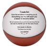 Personalized Custom Basketball - Dad to Son - Mom to Son - Grandpa to Grandson - Grandma to Grandson (Full Regulation Basketball, Personalized) view 1
