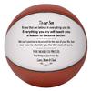 Personalized Custom Basketball - Dad to Son & Grandpa to Grandson - Mom & Grandma to Grandson (Full Regulation, to Our Son from Mom & Dad) view 1
