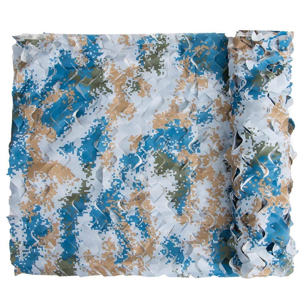 Tencen Dual Mesh Custom Camouflage net for Hunt Blind Decor Courtyard Sunshade Photo Camp Fish Farm Factory Shelter Car Concealment Party Exhibit Backdrop Paintball Curtain Ceiling Fence Canopy Cover