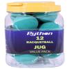 Python Racquetball (Green Racquetballs (Value Pack - 12 Ball Jug view 1