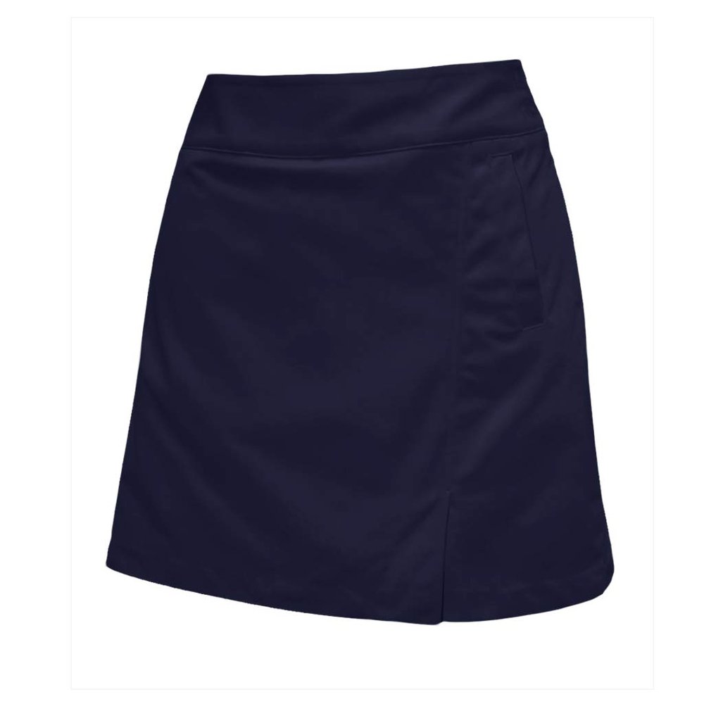 Monterey Club Women's 18 inches Team Woven Golf Skort #2944 (Navy, Size:12)