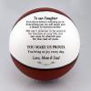 Personalized Custom Basketball - Dad to Son - Mom to Son - Grandpa to Grandson - Grandma to Grandson (Full Regulation Basketball, to Our Daughter from Mom & Dad) view 1