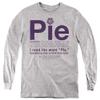 Supernatural Pie Youth Long Sleeve T Shirt, Large Athletic Heather view 1
