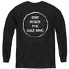 Supernatural Stay Inside The Salt Ring Youth Long Sleeve T Shirt, Medium Black view 1