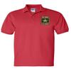 ALLNTRENDS Men's Polo T Shirt USA Retired Army Embroidered Military US Army (XL, Red) view 1