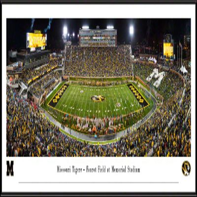 Missouri Tigers Football - 40.25x13.75-inch Standard Framed Picture by Blakeway Panoramas