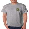 ALLNTRENDS Men's T Shirt USA Retired Army Embroidered Military US Army Shirt (S, Sporty Grey) view 1