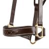 Huntley Equestrian Premium Leather Halter with Snap (Full, Fancy Stitched Padded) view 3