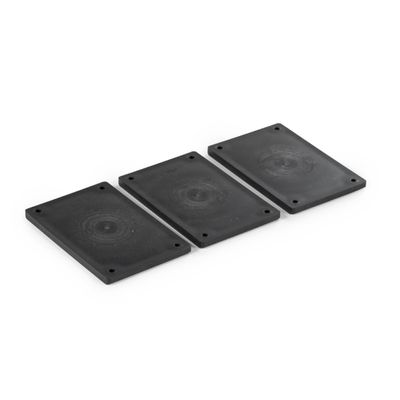 Titan Fitness 3 Pack UHMW Plastic Shoes for High-Low Push-Pull Sled Extra Thick Replacement Skis