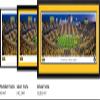 Iowa Hawkeyes Football "Run Out" - 40.25x13.75-inch Standard Framed Print by Blakeway Panoramas view 2