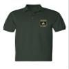 ALLNTRENDS Men's Polo T Shirt USA Veteran Army Embroidered Military US Army (2XL, Forest Green) view 1