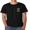 ALLNTRENDS Men's T Shirt USA Retired Army Embroidered Military US Army Shirt (M, Black) view 1