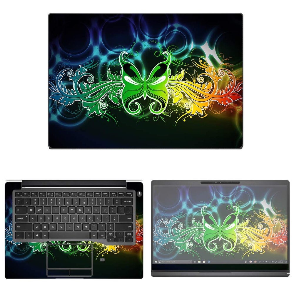 Decalrus - Protective Decal Rainbow Skin Sticker for Dell Latitude 7300 (13.3" Screen) case Cover wrap DELatitude13_7300-164
