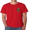ALLNTRENDS Men's T Shirt USA Retired Army Embroidered Military US Army Shirt (2XL, Red) view 1