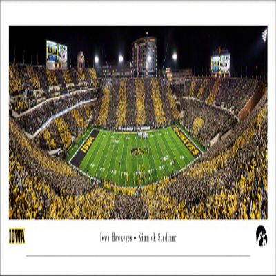 Iowa Hawkeyes Football - Unframed 40 x 13.5 Poster by Blakeway Panoramas