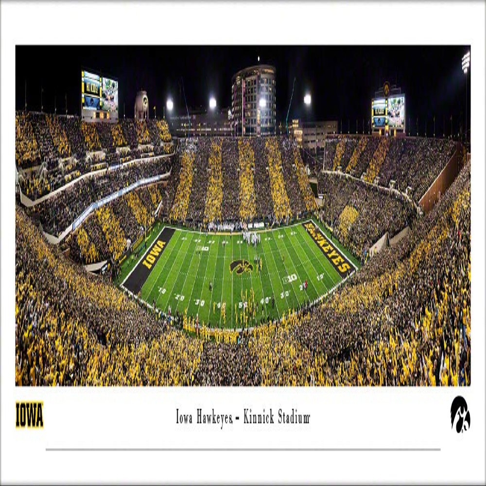 Iowa Hawkeyes Football - Unframed 40 x 13.5 Poster by Blakeway Panoramas