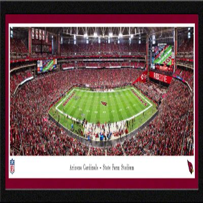 Arizona Cardinals - 42x15.5-inch Single Mat, Select Framed NFL Picture by Blakeway Panoramas