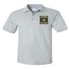 ALLNTRENDS Men's Polo T Shirt USA Retired Army Embroidered Military US Army (S, Ash) view 1