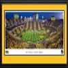 Iowa Hawkeyes Football "Run Out" - 44x18-inch Double Mat, Deluxe Framed Picture by Blakeway Panoramas view 1