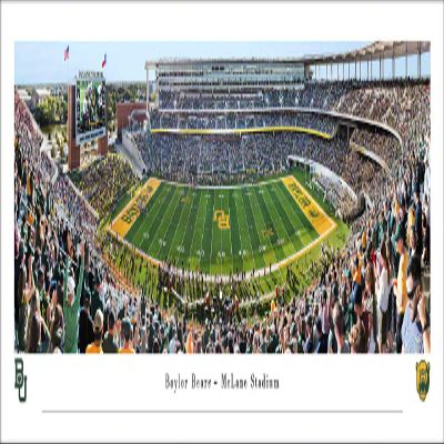Baylor Bears Football - Unframed 40 x 13.5 Poster by Blakeway Panoramas