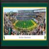 Baylor Bears Football - 44x18-inch Double Mat, Deluxe Framed Picture by Blakeway Panoramas view 1