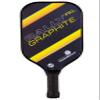 Rally PXL Graphite Pickleball Paddle (Yellow) XL Elongated Power & Reach Shape | Standard Grip | Polymer Honeycomb Core and Graphite Face view 1