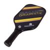 Rally PXL Graphite Pickleball Paddle (Yellow) XL Elongated Power & Reach Shape | Standard Grip | Polymer Honeycomb Core and Graphite Face view 2